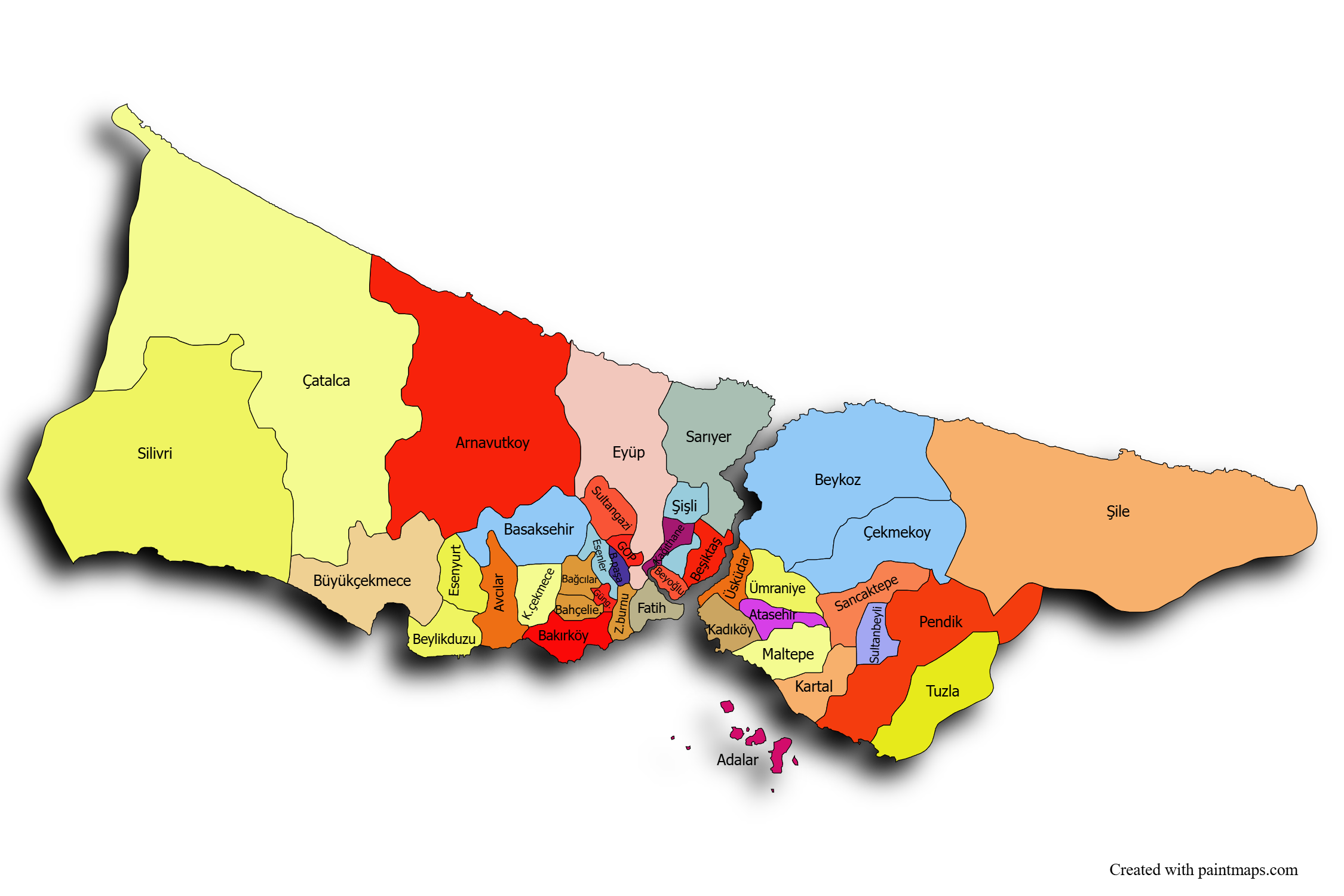 İstanbul Haritası